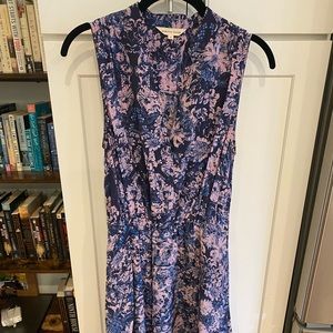 Rebecca Taylor spring floral midi silk dress